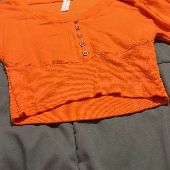 Orange cropped sweater xxs - Picture 4 of 5
